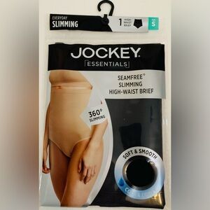 Jockey Essentials Small Women's Slimming High Waist Brief Black